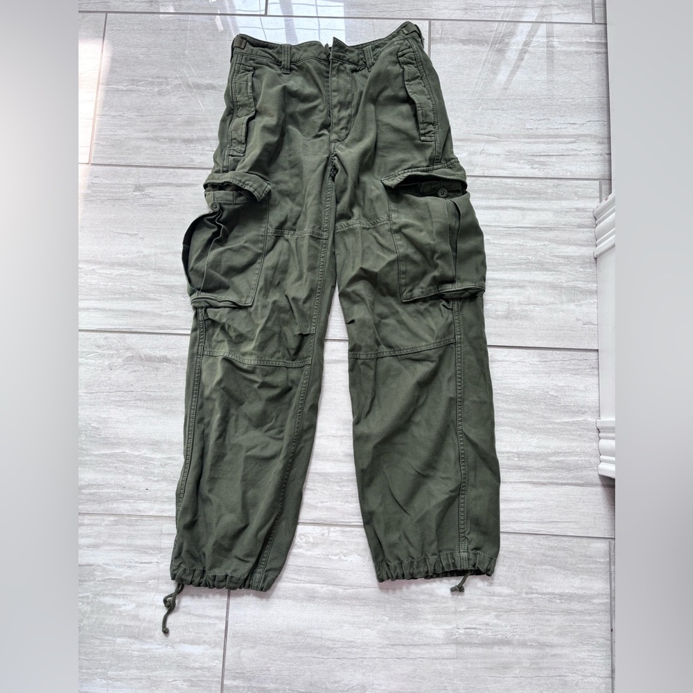 TNA Olive Green Cargo Pants